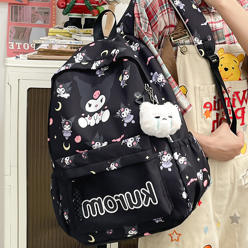 Sanrio's new trendy student schoolbag for 2024, a fashionable and casual backpack for junior high school students details Picture