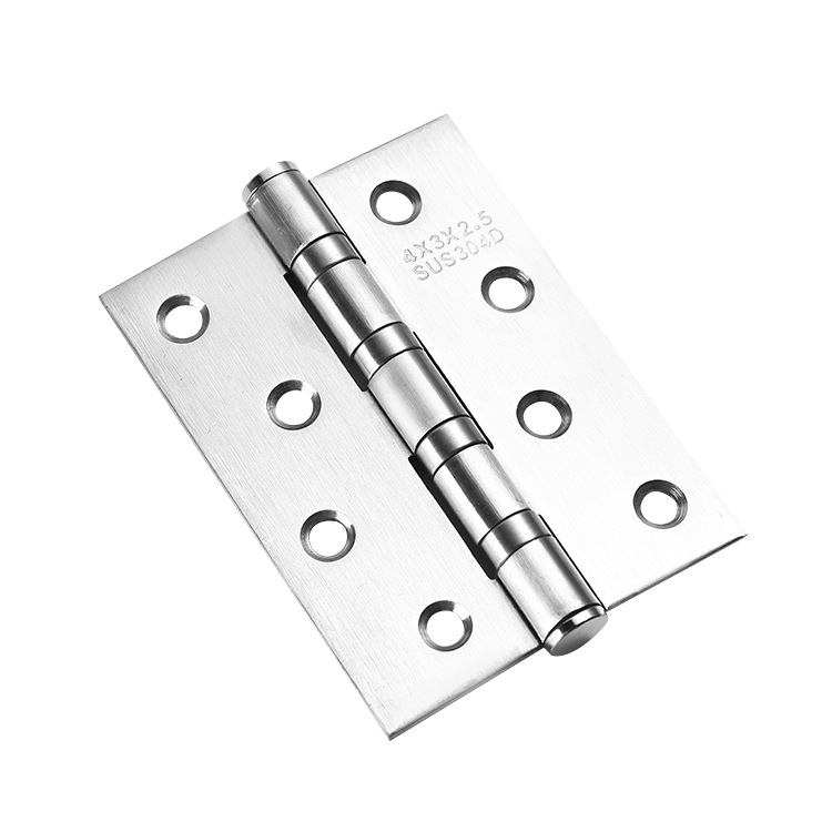 Wholesale of 4-inch and 5-inch stainless steel swing hinges for doors, Windows, cabinets, thickened silent bearing folding hinges for doors and wooden doors Item Picture