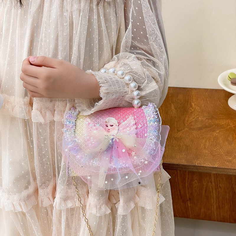 Rainbow Little Pony Cute Girl Handbag 2025 New Style Baby Out Outfit Cartoon crossbody Bag Elsa bag Application Scenario
