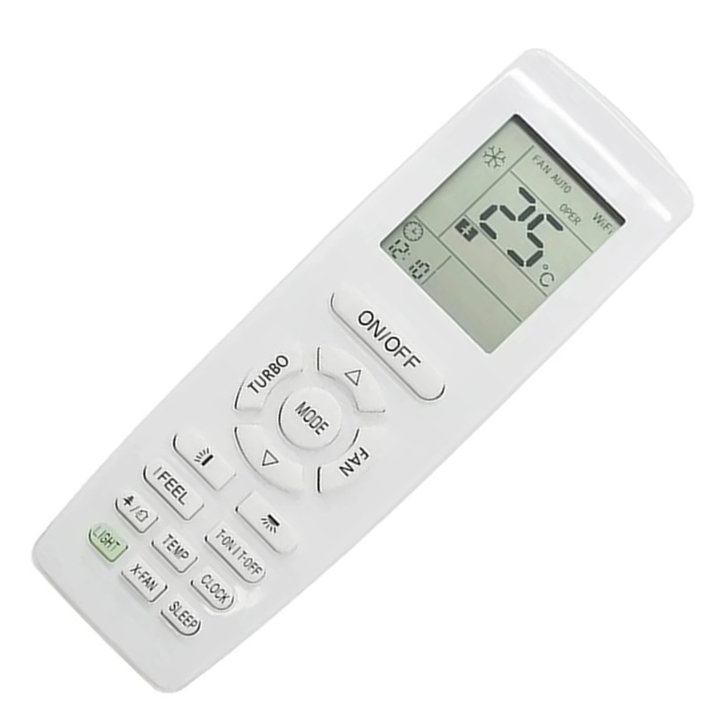 The new remote controls YAP1F and YV1L1 for GREE air conditioners are English export bestsellers Specification drawing