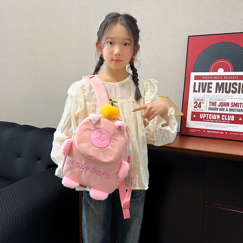 Kapibala Children's Schoolbag for 3-6 years old kindergarten kids Cartoon Capybara Backpacks for boys and girls Travel bags 5 Application Scenario