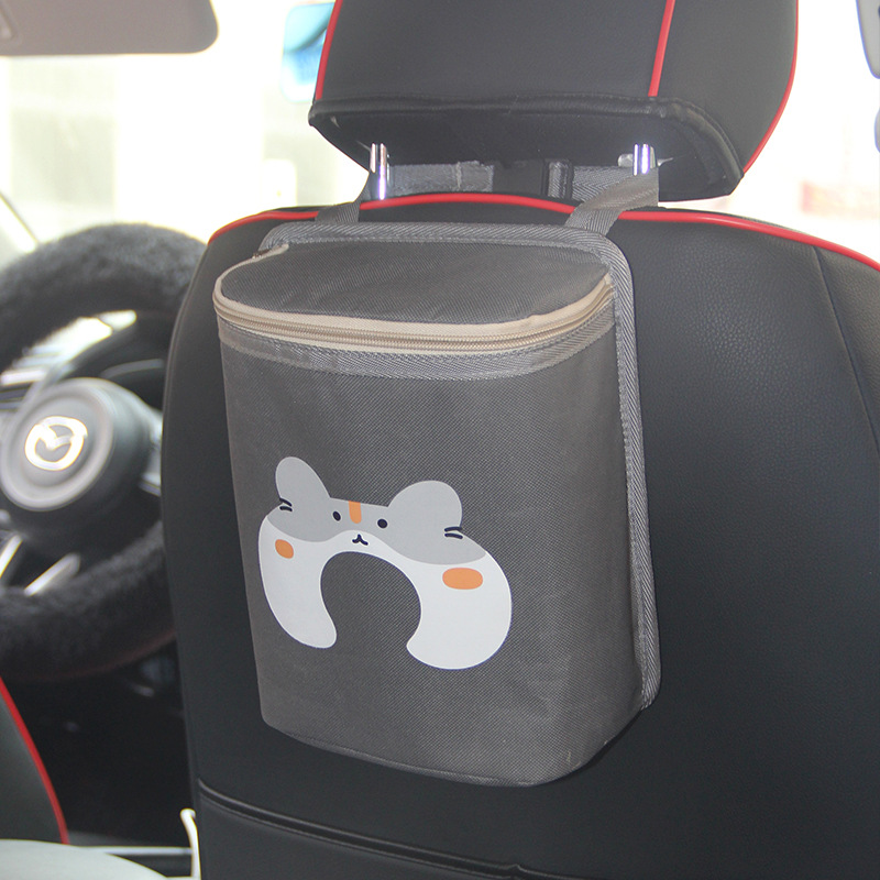 Runhui Car Insulation Storage Hanging Bag, Cartoon Car ice pack, Seat back insulation bag, Car seat back storage bag Specification drawing