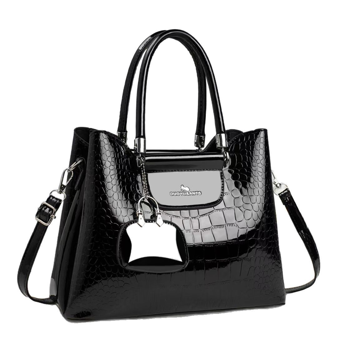 The new women's handbag from foreign trade features a trendy and retro texture. It is a large-capacity casual and versatile crossbody bag with a fashionable and elegant style Item Picture