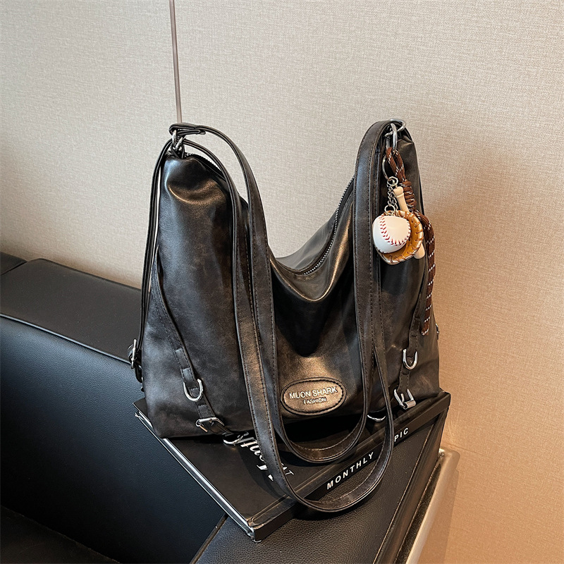 A new 2024 high-end and versatile women's backpack with a large capacity for casual commuting and single-shoulder tote bag details Picture