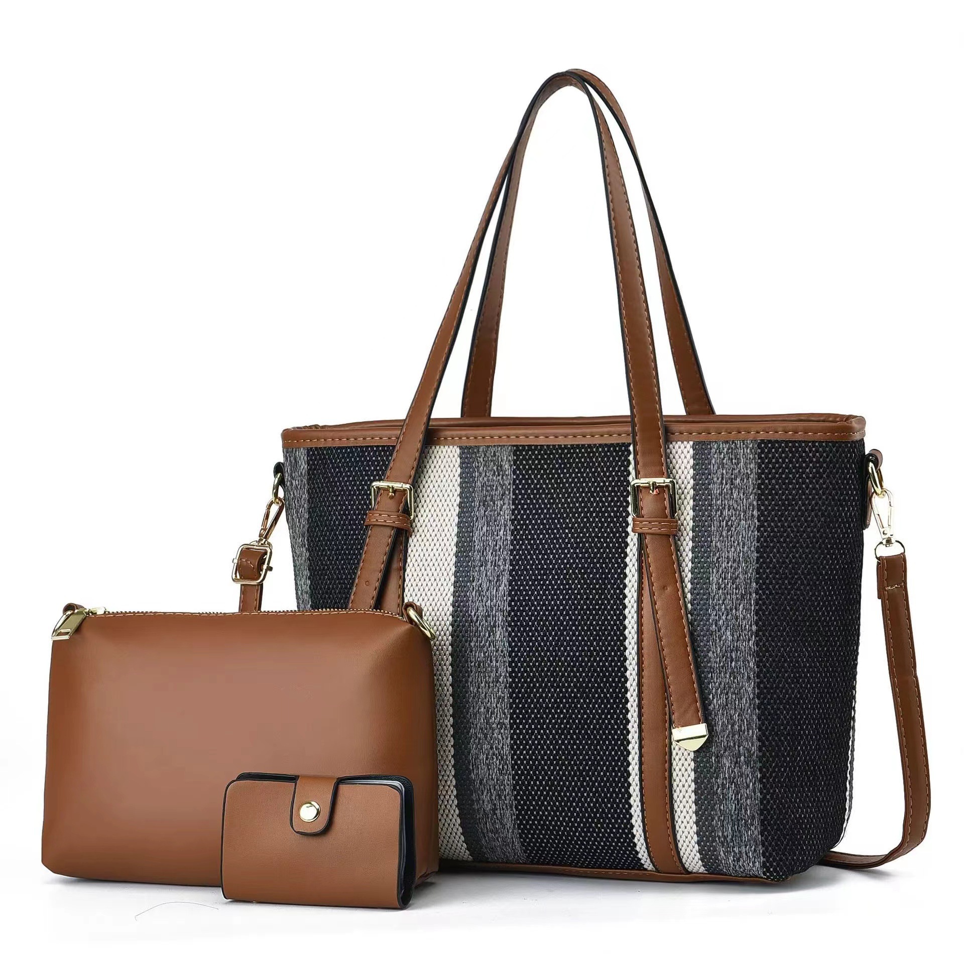 A new style of women's handbag with a niche design sense for commuting to work, a shoulder bag, a high-end mother-and-child tote bag and a large bag Item Picture