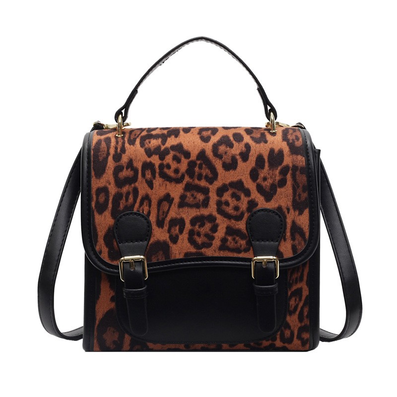 Fashionable backpack, stylish and simple handbag, 2024 new trendy INS shoulder bag, leopard print bag, simple and casual bag Item Picture