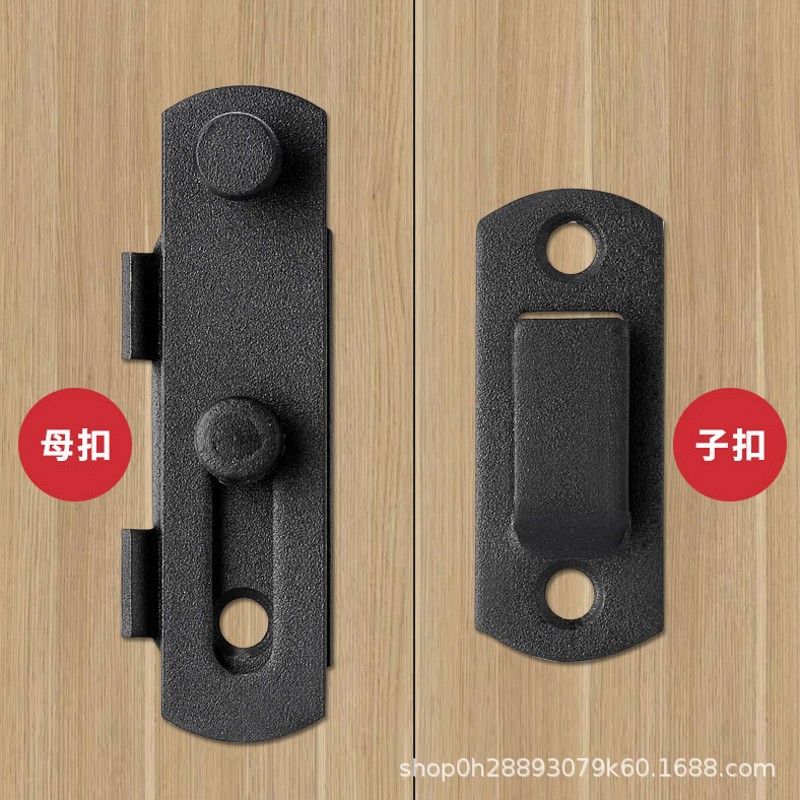 90-degree warehouse door latch, right-angle lock, sliding door lock, latch, door latch, sliding door lock latch, old-fashioned door bolt details Picture
