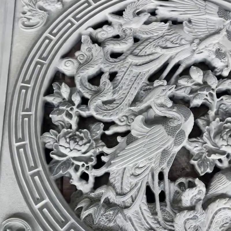 Marble, Italian grey net pattern stone details Picture
