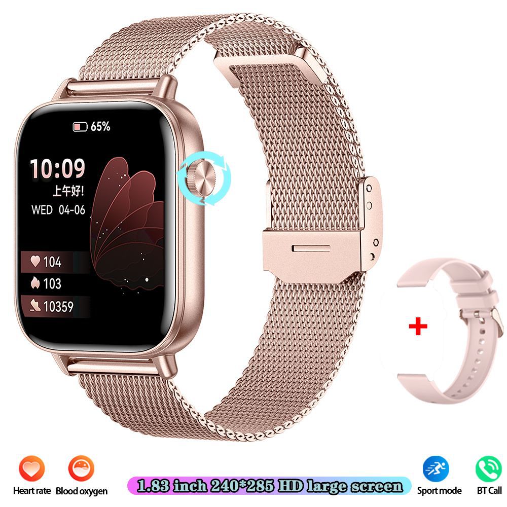 The new I128 smartwatch features a step count, heart rate monitoring, Bluetooth call, 1.69 touch screen, and a smart bracelet Application Scenario