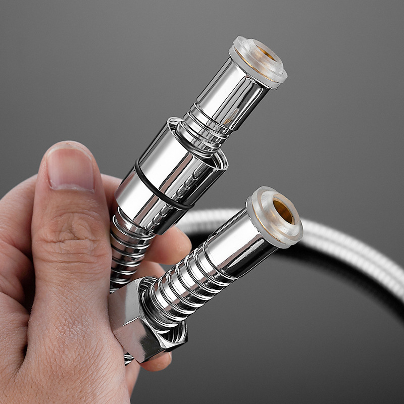 Carefully selected stainless steel explosion-proof and encrypted showerhead hoses, water pipes, shower pipes, copper head hoses, 1.5m, 2m, 3m Specification drawing