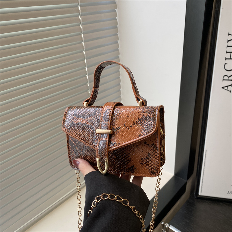 This is a trendy and versatile handbag with a shiny surface and a small square shape. It's a new high-end quality single-shoulder crossbody bag for women in 2025 full figure