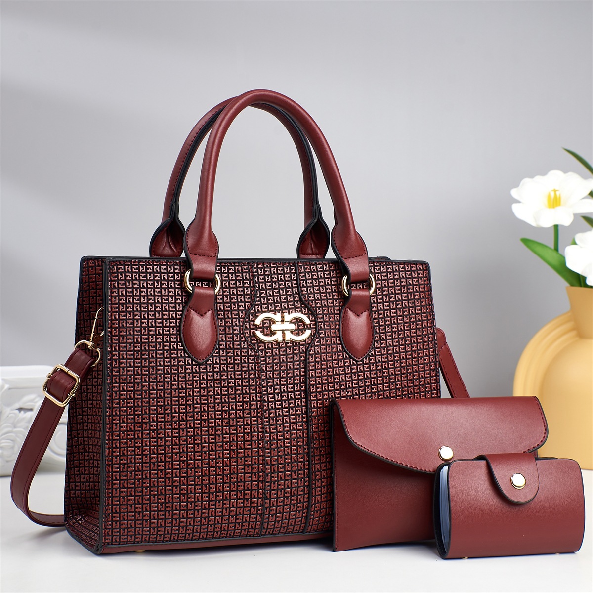 2025 New crocodile-patterned fashionable single-shoulder bag for women, cross-border large capacity, high appearance level handbag, women's crossbody bag Specification drawing