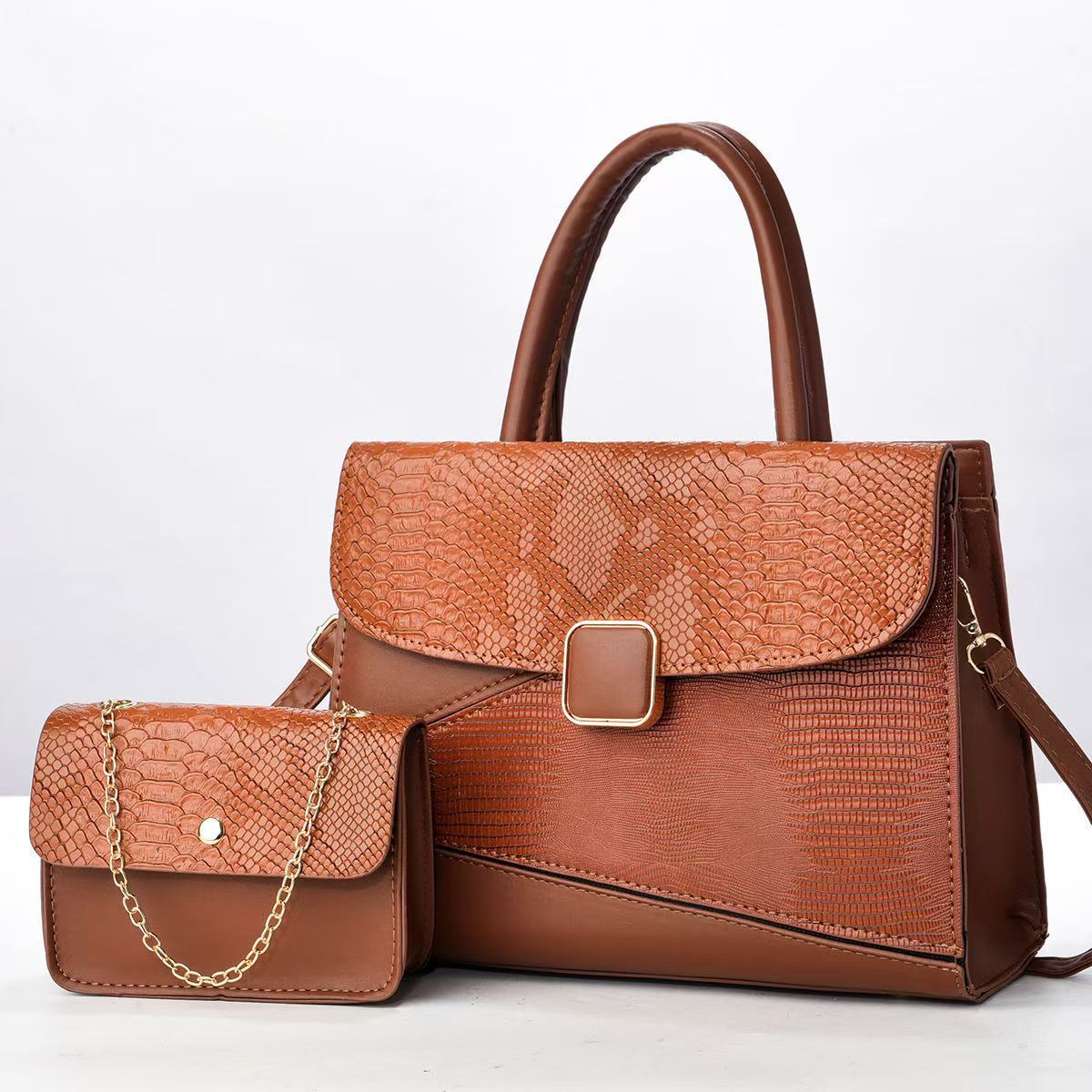 A high-end women's mother and child bag, a large-capacity crossbody tote bag for commuting, a new autumn and winter crossbody bag for women Specification drawing