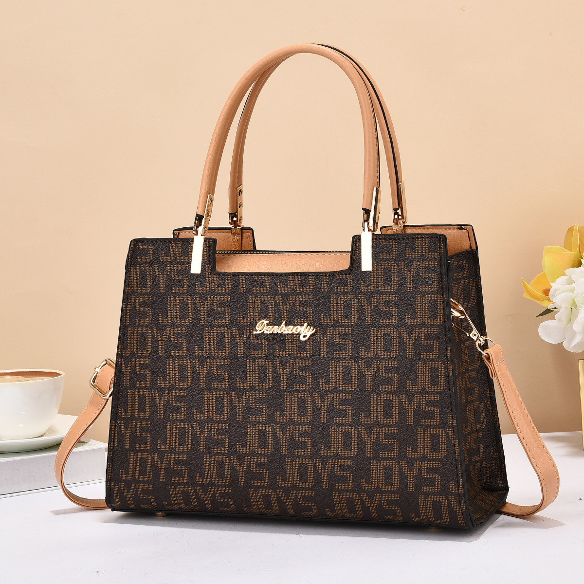 New printed women's bag for 2024, a fashionable and trendy bestseller. Shiny leather single-shoulder crossbody crocodile pattern handbag, one-piece consignment Specification drawing