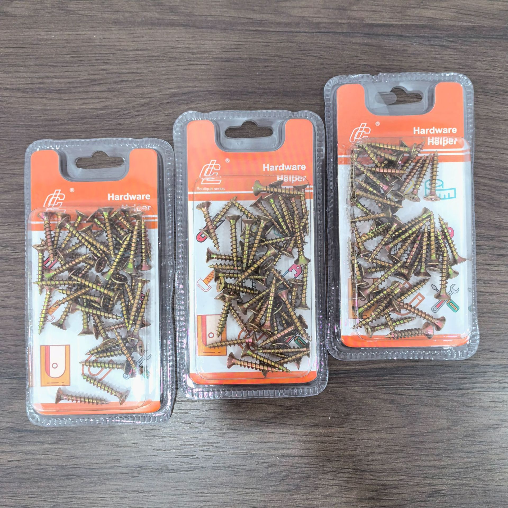 4*25# self-tapping fiber wood board nails, household iron nails, two-yuan store supply, wholesale of daily necessities details Picture