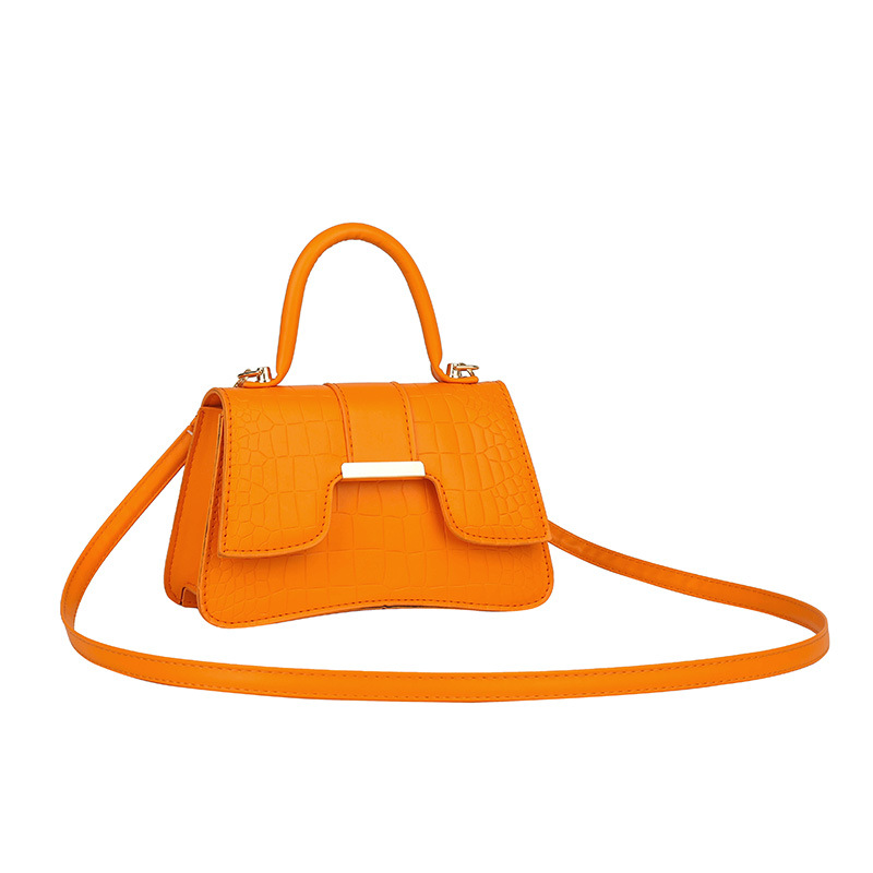 The 2023 Spring fashion trend of women's bags: Versatile and simple, crocodile-patterned single-shoulder, crossbody handbags for commuting Item Picture