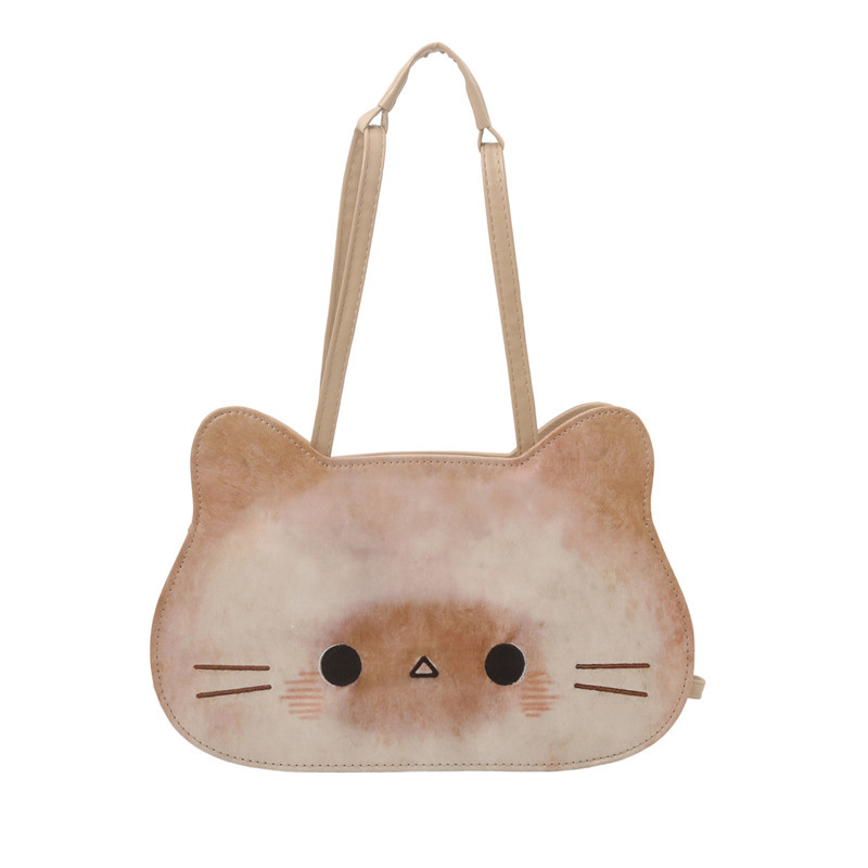 2025 New cute and well-behaved bread, kitten, puff puff backpack, cartoon bag, tote bag, creative bag for girls Item Picture