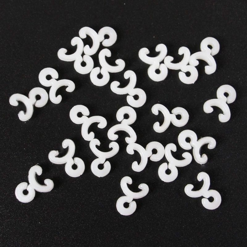 Pearl curtain universal track button home hook plastic rail material aluminum alloy plastic button clip hook Item Picture