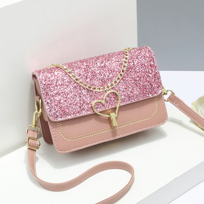 The 2023 new trendy sequined, stylish and high-quality single-shoulder bag and summer chain crossbody bag are now available for women Application Scenario