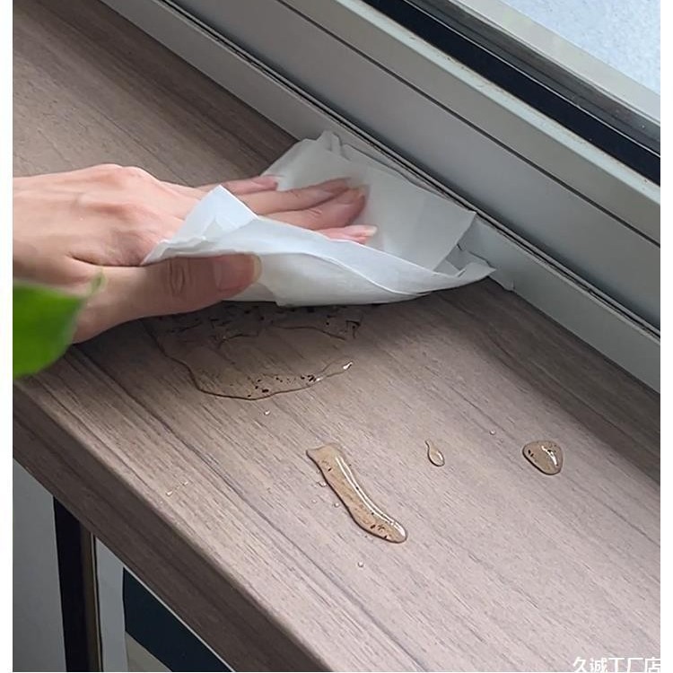 Self-adhesive imitation solid wood window sill panel, balcony guard panel, edge banding, artificial marble window sill stone Application Scenario