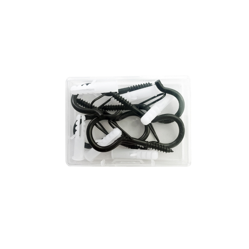 Amazon Q-type bonsai hook with spring buckle, safety buckle, sheep eye hook and expansion tube set Application Scenario