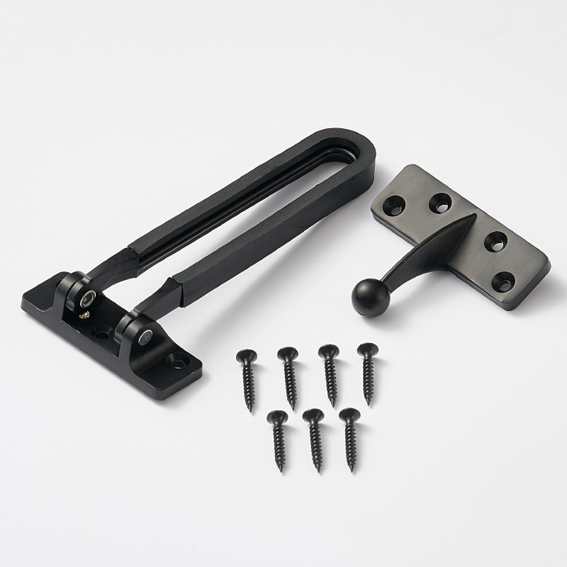 Zinc alloy thickened anti-theft chain door bolt, safety latch, door buckle, room safety anti-lock latch, hotel door anti-theft lock latch Item Picture