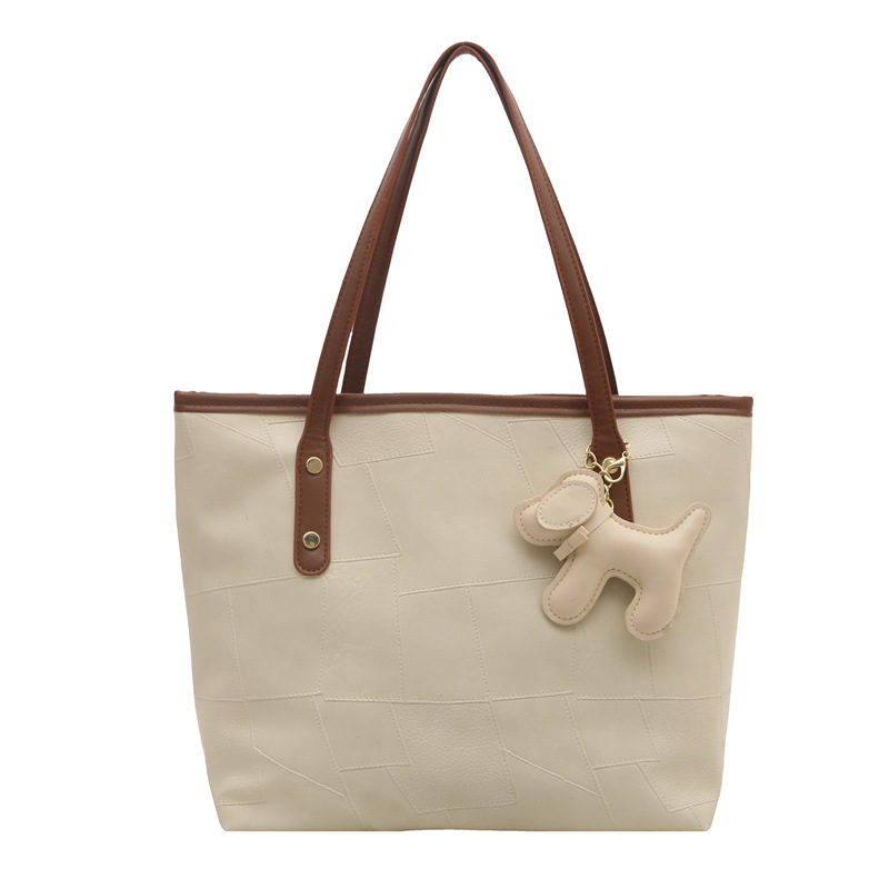 This year's popular high-quality single-shoulder tote bag for women is a retro, fashionable and stylish 2025 model with a simple and large capacity Item Picture