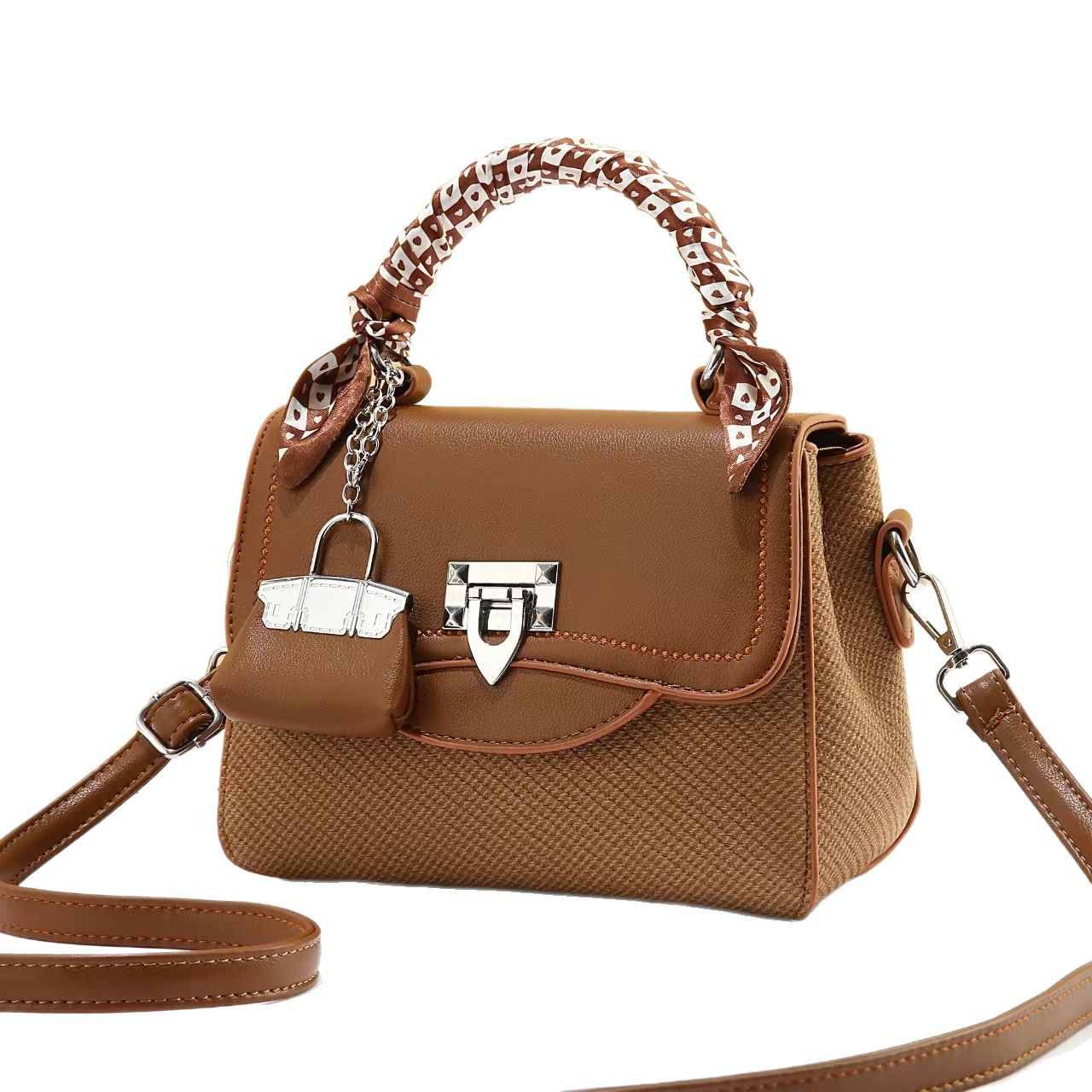 The manufacturer's new Korean version versatile and simple single-shoulder crossbody bag for summer 2025, a small summer bag for women's export Item Picture