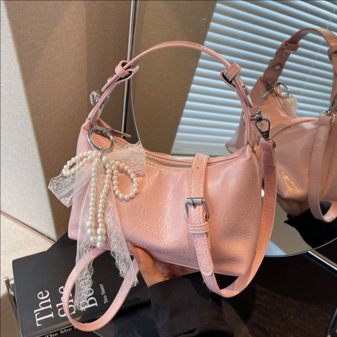 Bag Girl 2025 New Summer Niche fashion single-shoulder bag, Korean style Instagram trendy crossbody bag, stylish handbag full figure