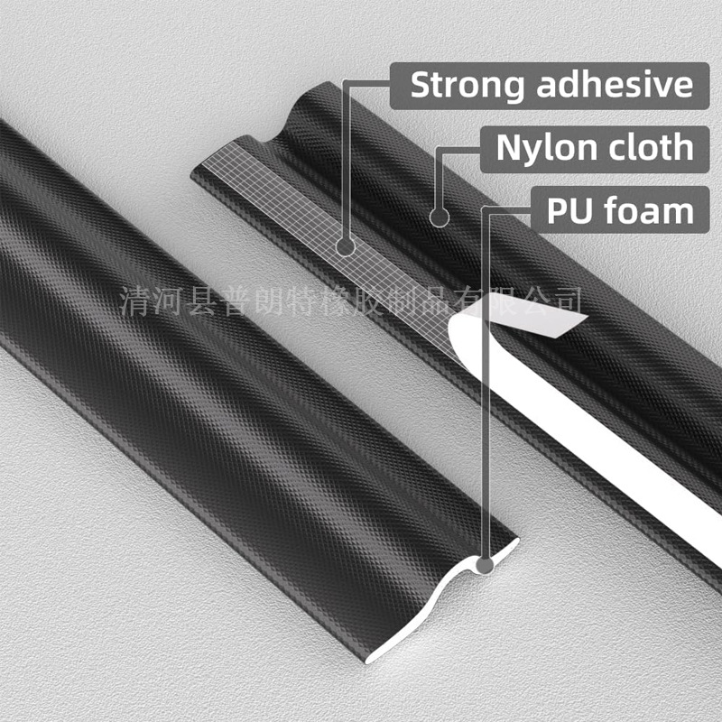 Prant sliding window sealing strips, window sealing rubber strips, sound insulation and wind protection wonder, anti-air leakage gap sealing strips Specification drawing