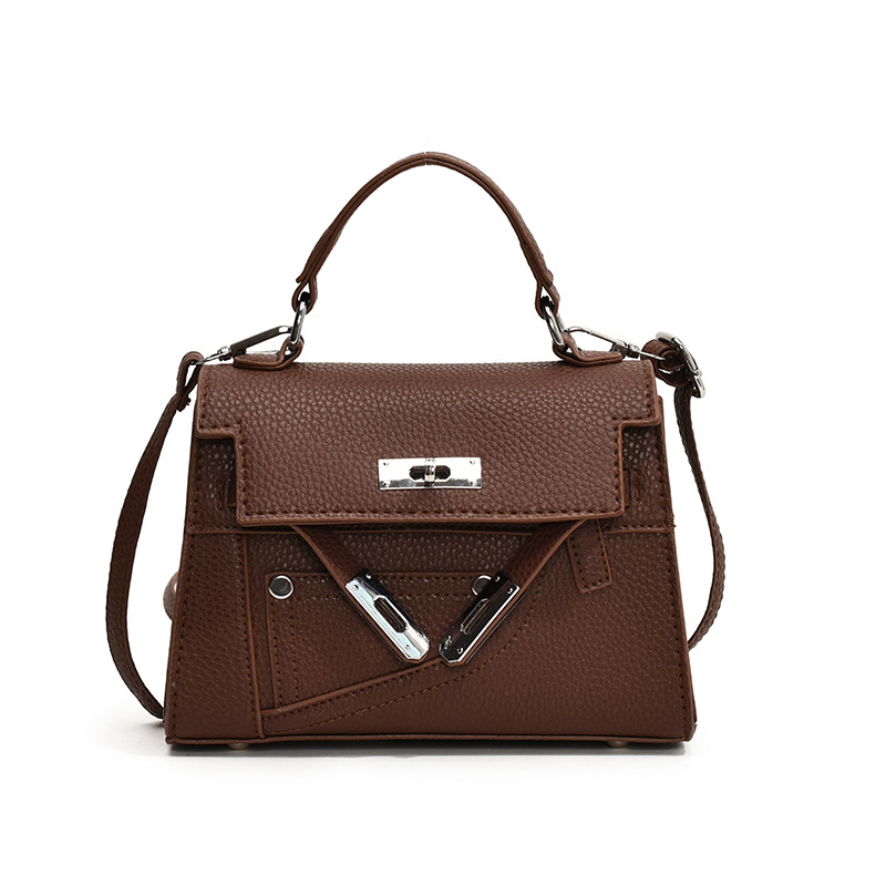 The new 2024 trendy and fashionable crossbody bag, hand-held small square bag and Kelly bag, are all versatile for women in autumn Item Picture