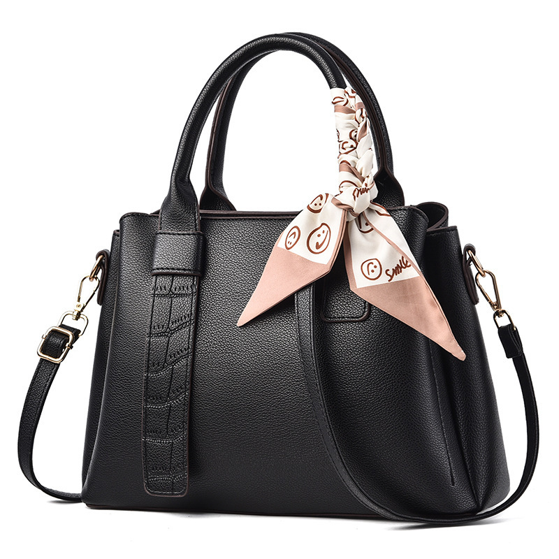 Fashionable handbag with large capacity for women, 2024 new style, trendy and elegant, middle-aged mom, lady, crossbody commuting women's bag delivery service Item Picture