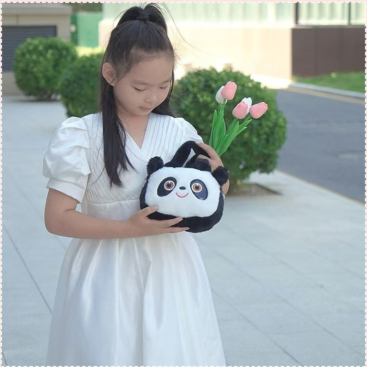 New cartoon claw machine doll bag, thickened version, doll machine, children's play gift, hand-held crossbody bag wholesale version Specification drawing