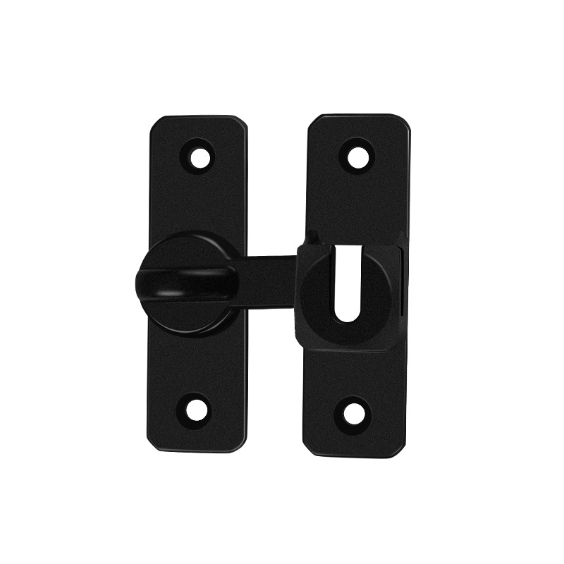 Non-perforated door latch, 90-degree sliding door lock, latch, snapper, sliding door lock, 180-degree snap, anti-theft wonder Item Picture