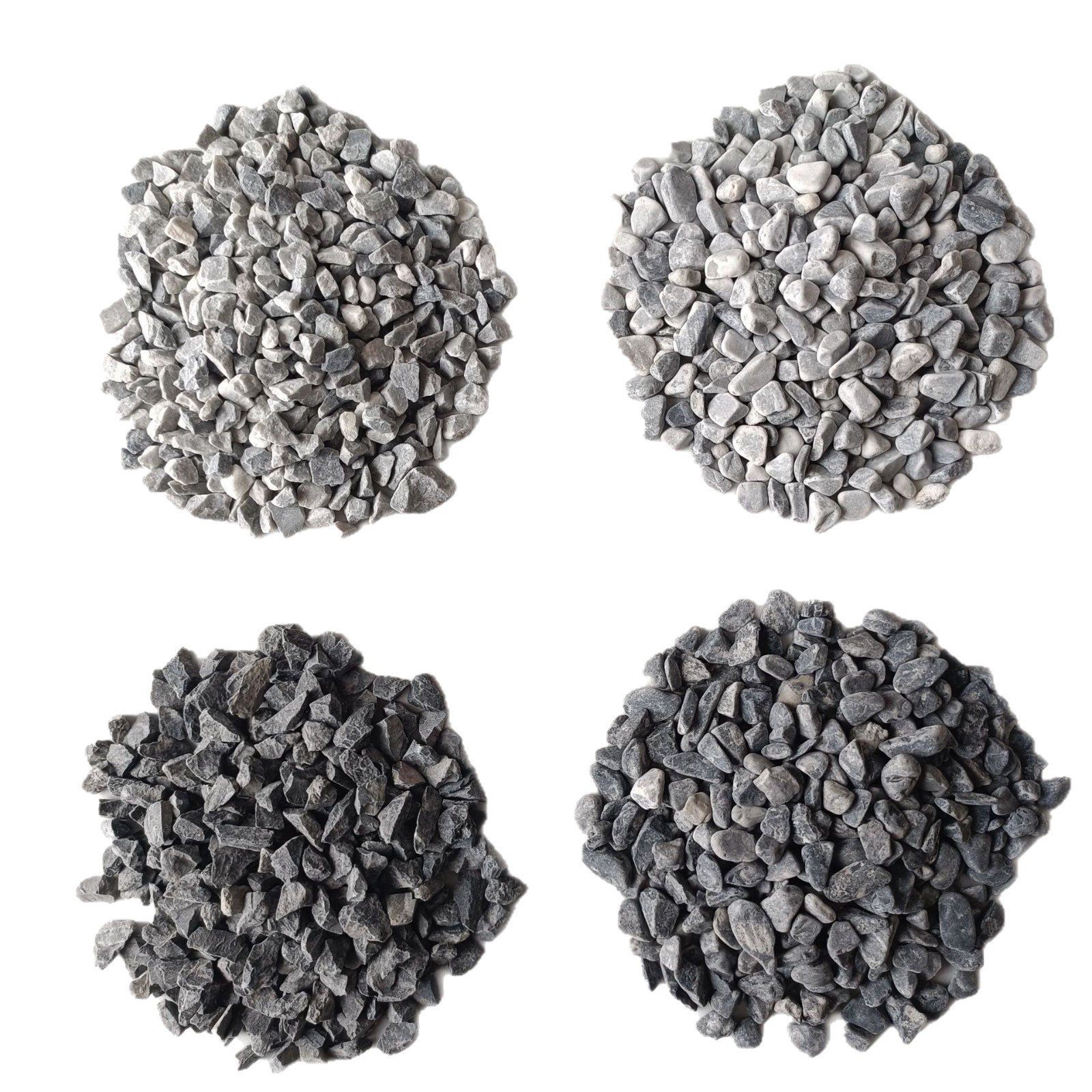 For the factory's direct distribution of light grey pebbles in garden landscaping projects, grey pebbles are used for paving roads and grey pebbles for dry landscape landscaping Item Picture