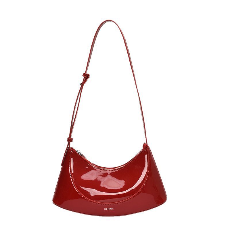 Cross-border solid color elegant underarm bag for women 2024 new Spring/Summer, high-end, niche design, individual single-shoulder crossbody bag Item Picture