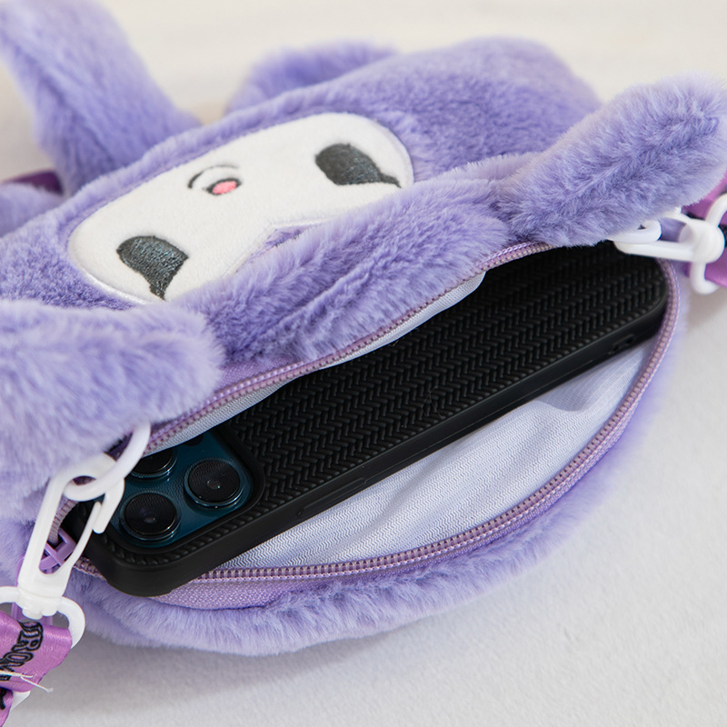 2023 New Kulomi crossbody Bag, Plush toy bag, claw machine doll Doll, Wedding Throwing doll, export bag Application Scenario