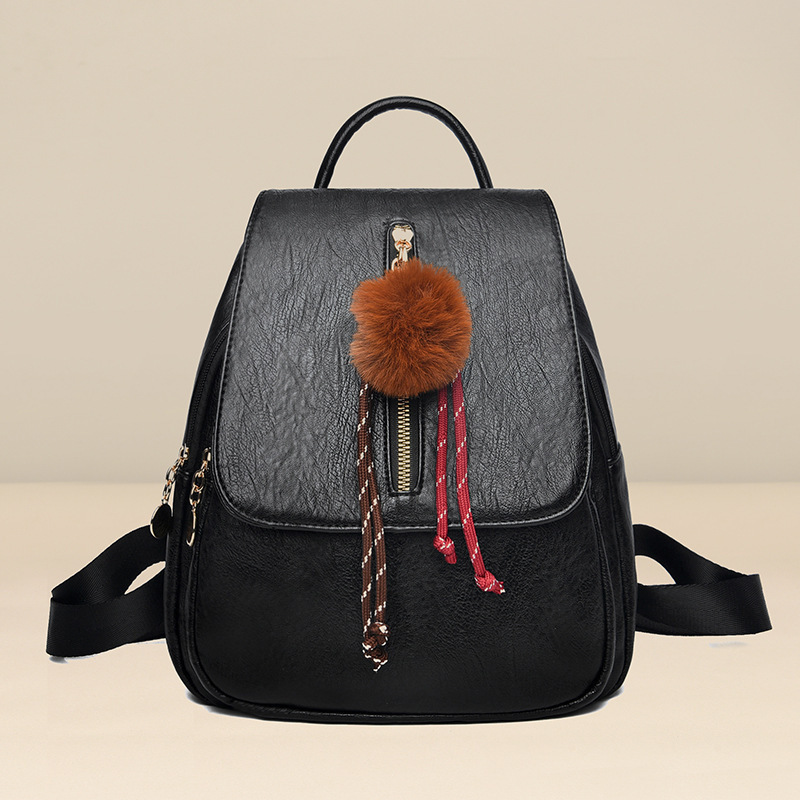 The new soft leather backpack for spring 2025 is versatile, large-capacity, fashionable and trendy, and is a student bag Application Scenario