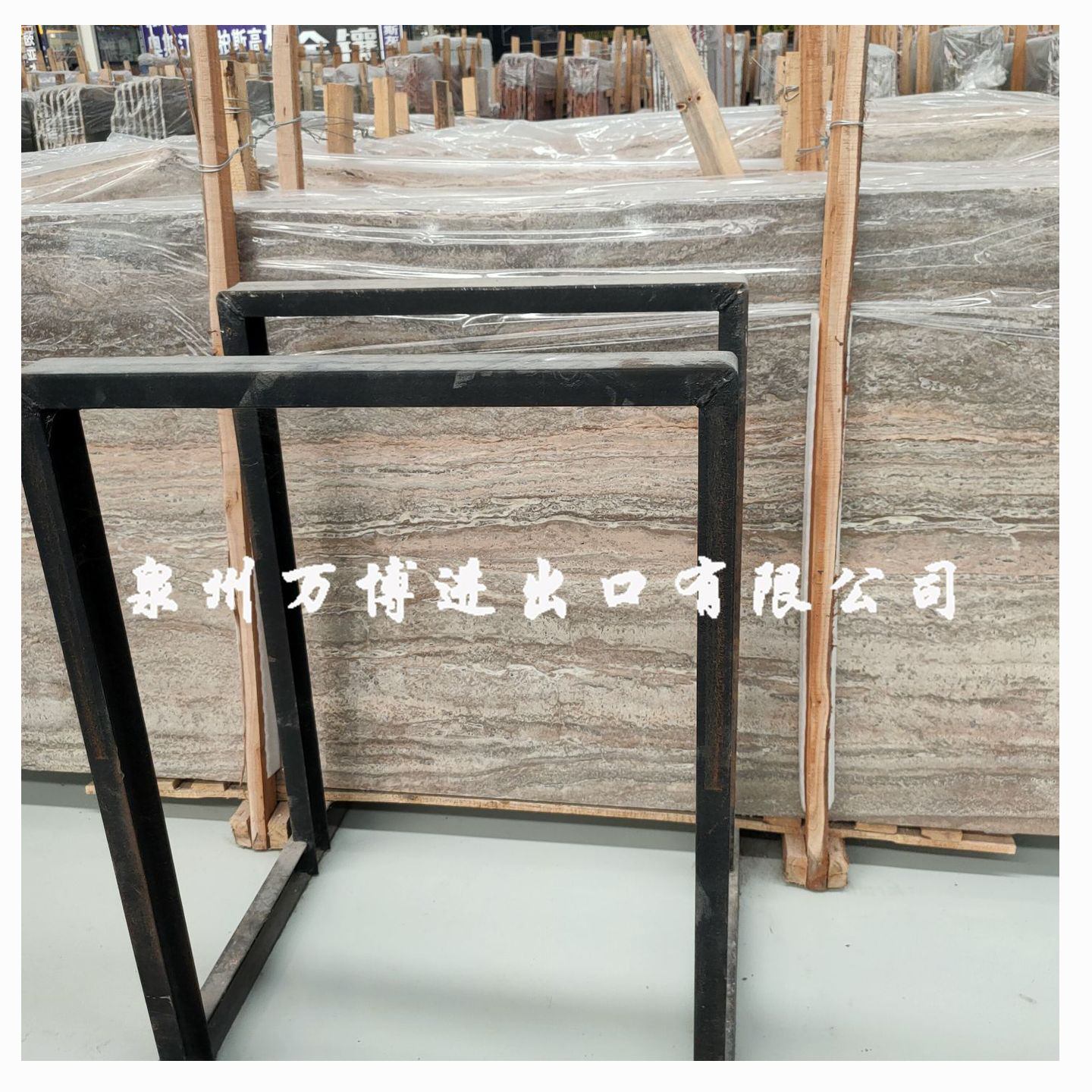 Natural silver-gray cave marble is a stone for home living room and kitchen decoration, hotel and villa window sills, countertop panels and background walls Item Picture