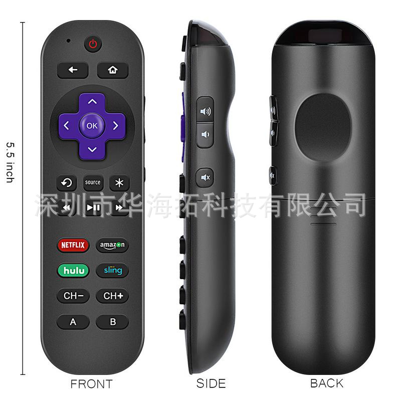 Roku1 2 3 4 Premier+ Express+ Ultra Vizio TV Wireless Infrared Remote control Item Picture