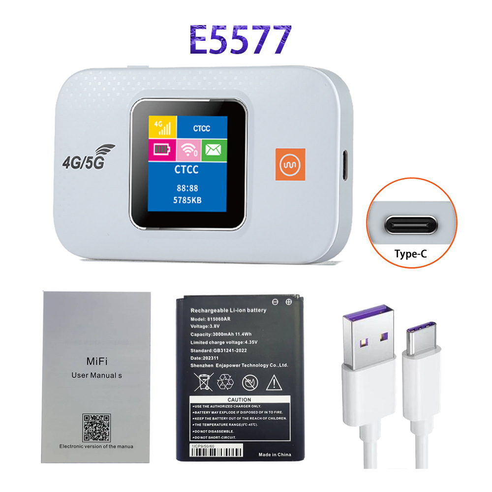 E5577router is a full-network lte vehicle-mounted portable live streaming mobile wifi wireless card-inserting portable router Application Scenario