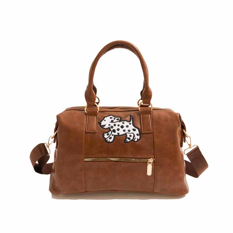 A large-capacity crossbody bag for women, a new 2024 trendy retro wide shoulder strap tote bag, a versatile commuting briefcase Item Picture