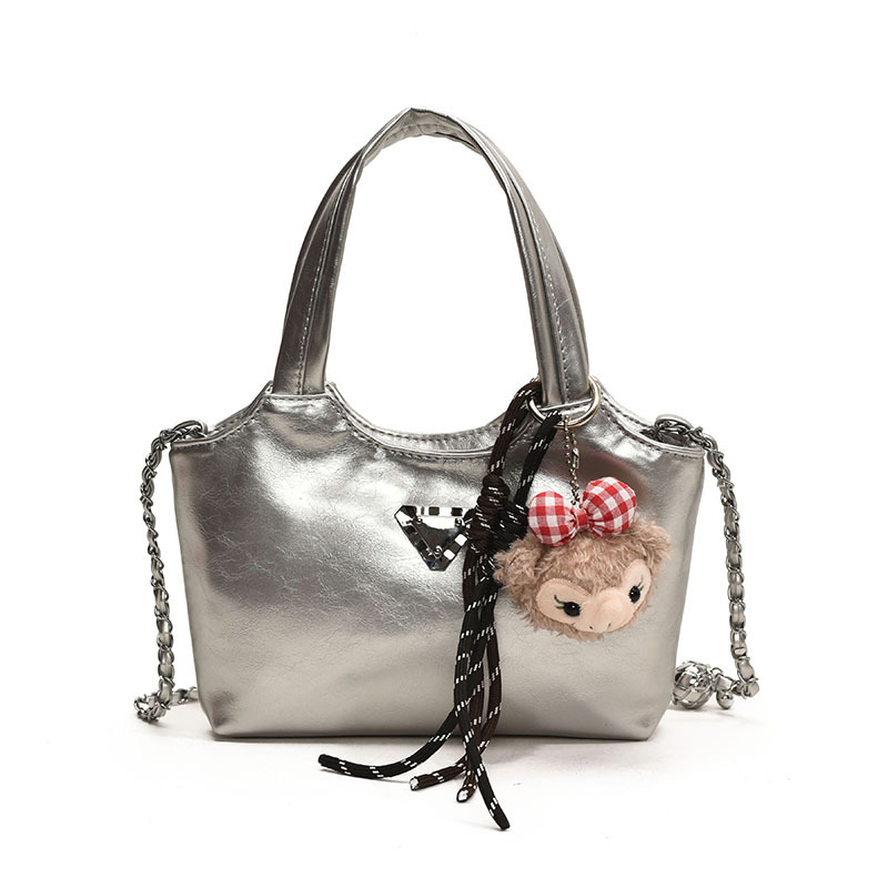 Versatile hand-held small bag for women, 2025 new retro crossbody bag, fashionable small handbag, bucket bag, simple single-shoulder bag Item Picture