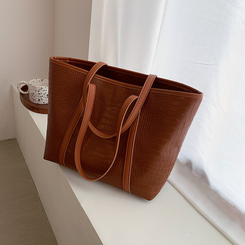 High-quality large-capacity women's bag, 2025 new trendy and fashionable hand-held shoulder bag, versatile tote bag for Internet celebrities details Picture