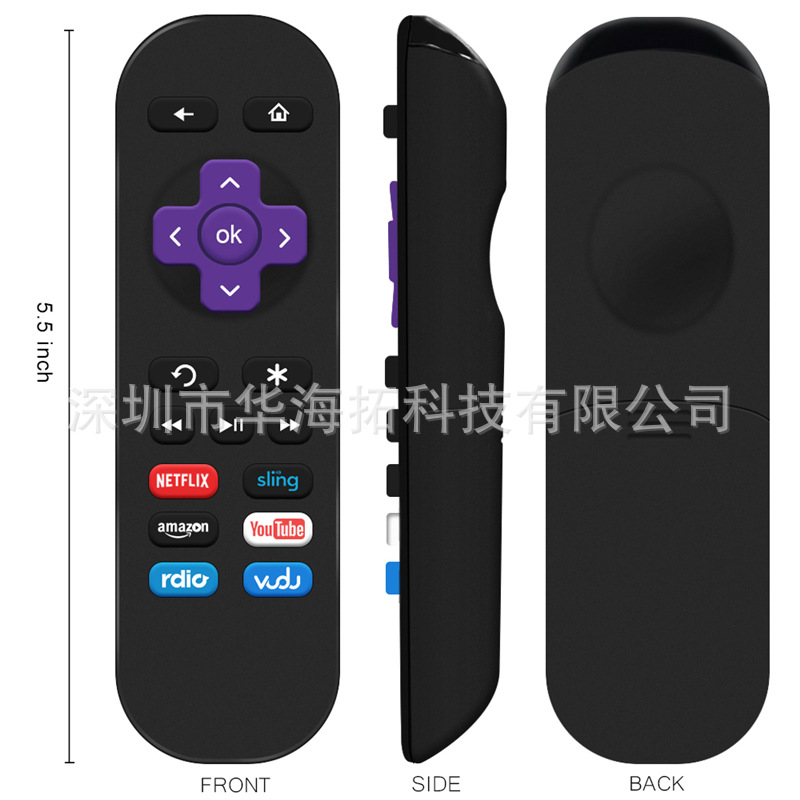 Roku 1 2 3 LT HD XD XDS N1 Express+ 6-key rdio vudu wireless Remote control details Picture