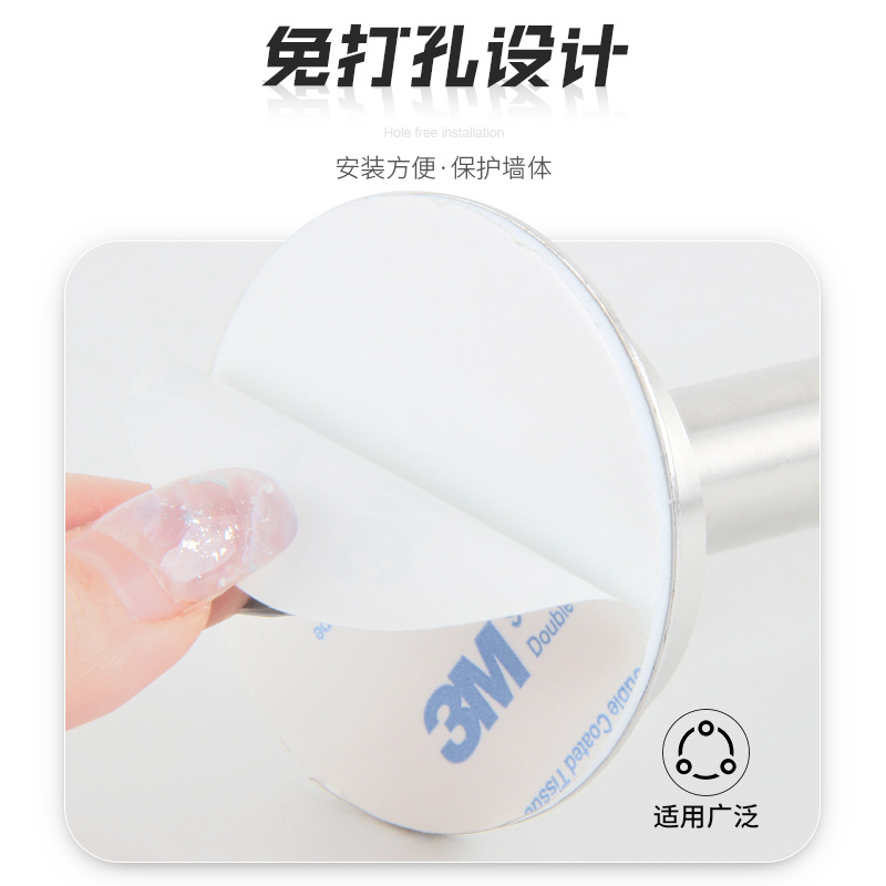 Door stop hydraulic buffer, top lifting buffer, telescopic anti-collision, stainless steel rubber silent door handle, door lock protection Application Scenario