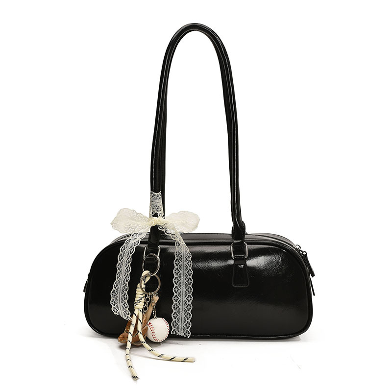 Underarm bag for women 2025 New style fashionable solid color handbag, Korean-style single-shoulder bag for women's commuting quality baguette bag Item Picture