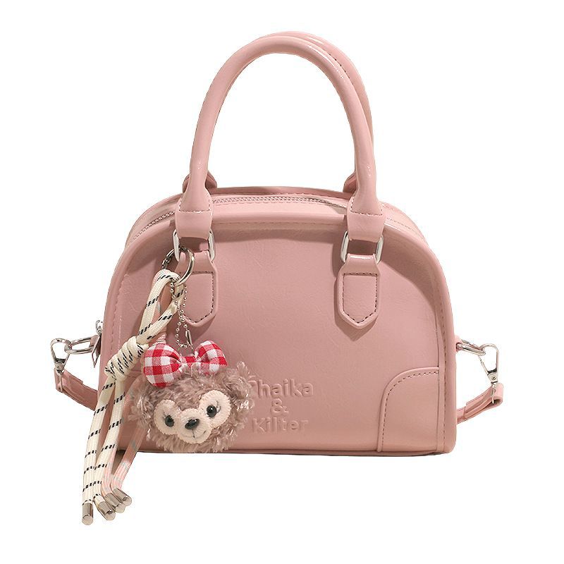 Korean style stylish and versatile Maillard hand-held pillow bag for women 2025 new casual and simple single-shoulder crossbody bag Item Picture