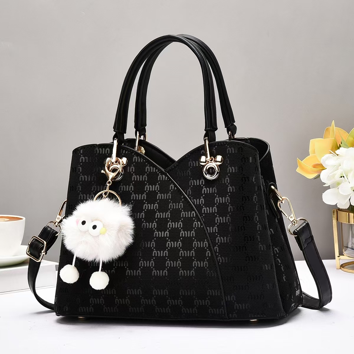Mother's Day Birthday gift for Mom 2025: High-sensitivity printed hand-held crossbody bag with large capacity full figure