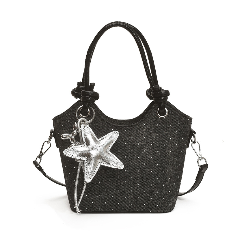 Cross-border women's bags, high-end vegetable basket bags, fashionable handbags, bucket bags, simple women's crossbody bags, trendy single-shoulder bags Item Picture